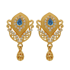 Trendy Glow Gold Earring Drops